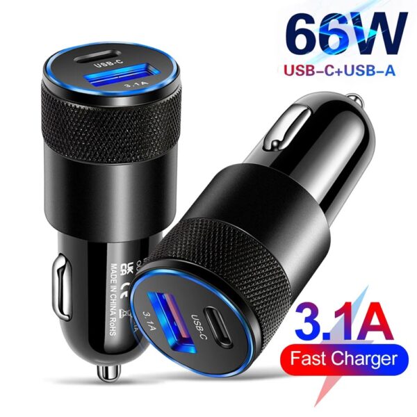 Chargeur de téléphone de voiture USB